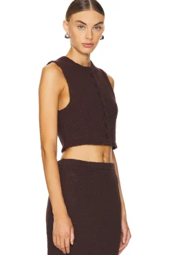 Hot Agnese Cropped Vest Tops