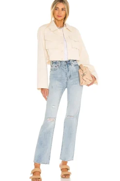 Hot Angeles Cropped Jacket Jackets & Coats