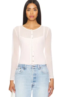 Online Angelica Sheer Cardigan Tops