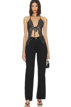 Sale Arian Halter Tie Top Tops