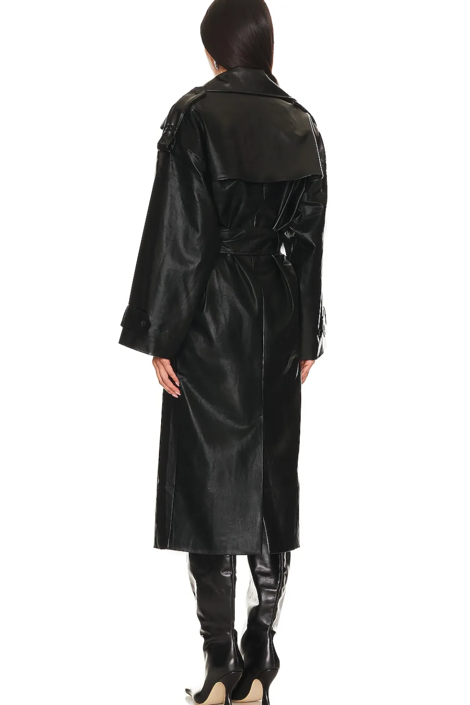 New Barrett Faux Leather Coat Leather