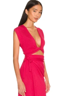 Hot Basia Twist Top Tops