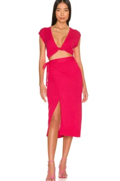 Best Basia Wrap Midi Skirt Skirts