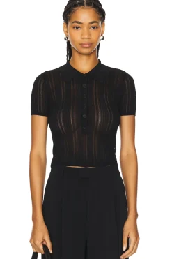 New Belle Polo Top Tops