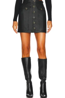 New Bianca Mini Skirt Leather