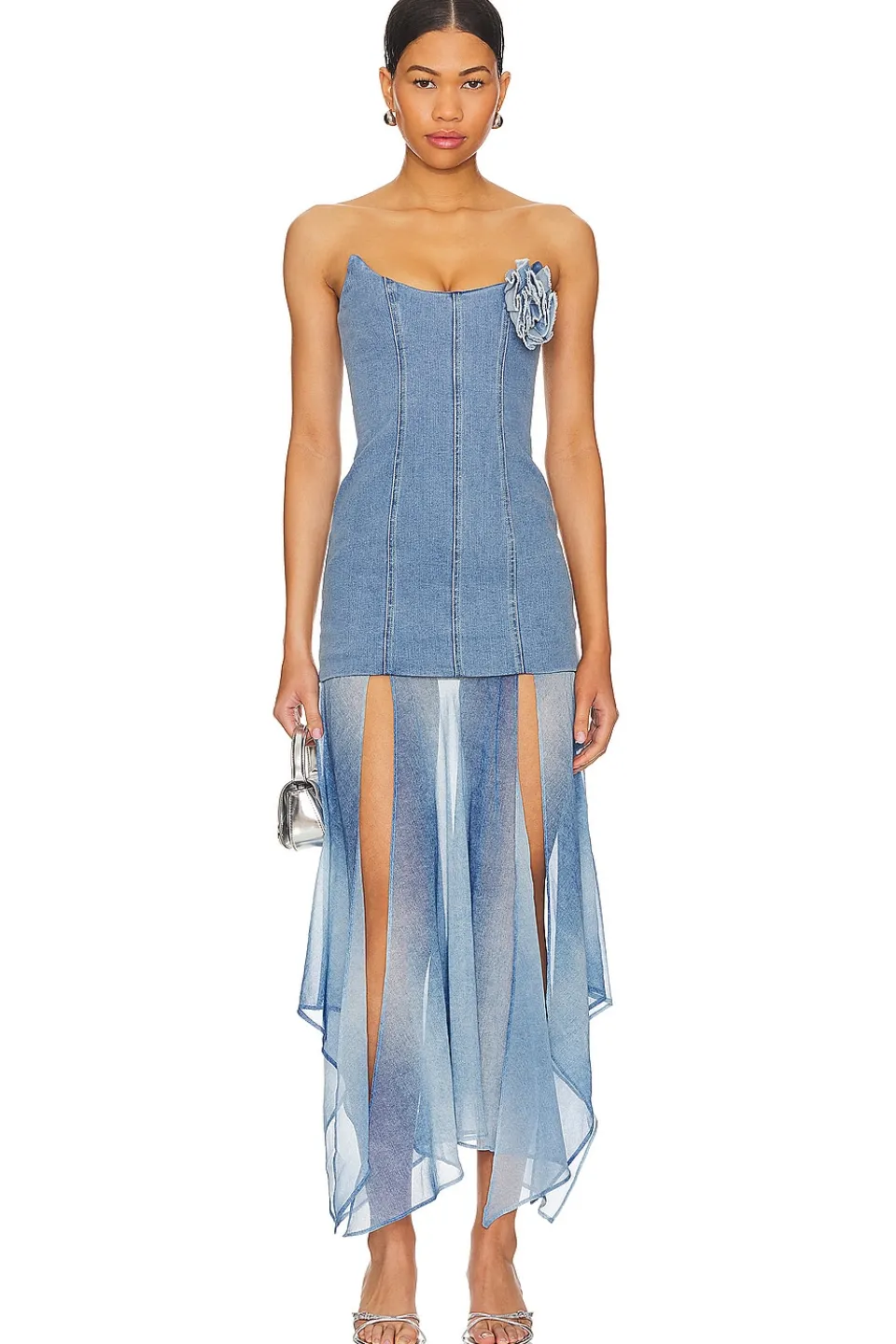 Discount Britney Maxi Dress Denim