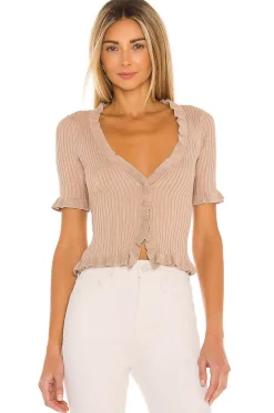 Online Carissa Ruffle Sweater Tops