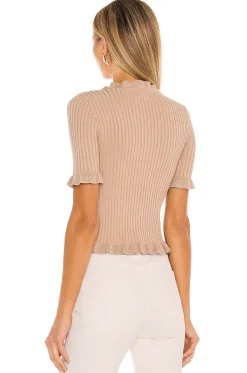 Online Carissa Ruffle Sweater Tops