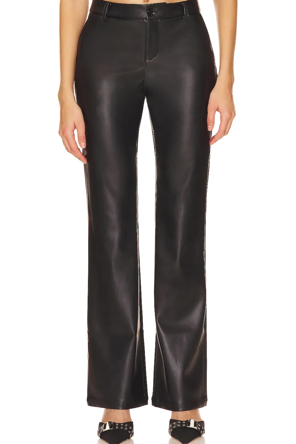 Clearance Christine Flare Pants Leather