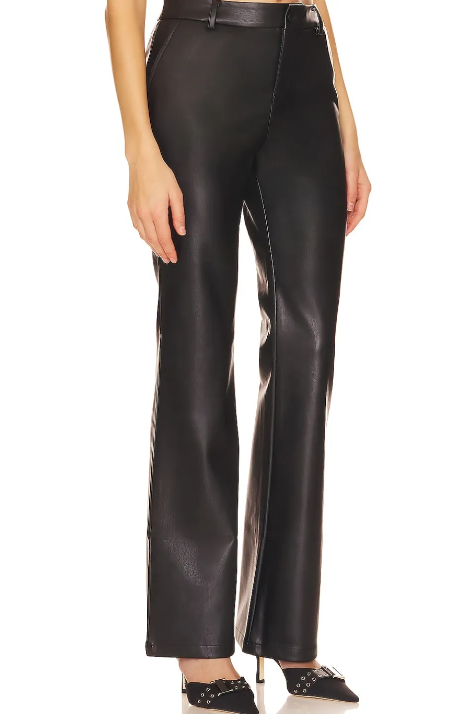 Clearance Christine Flare Pants Leather