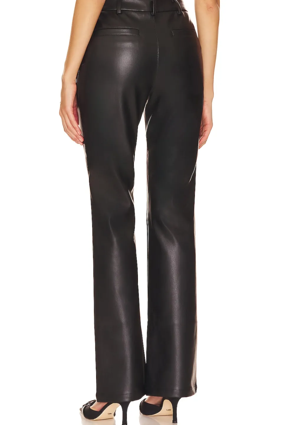Clearance Christine Flare Pants Leather