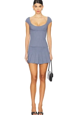 Best Cohle Pleated Mini Skirt Skirts