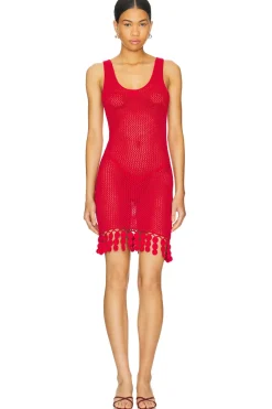 Sale Consuelo Crochet Mini Dress Swimsuits & Cover-ups