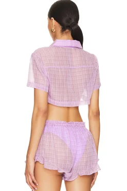 Online Daydreamer Crop Top Swimsuits & Cover-ups