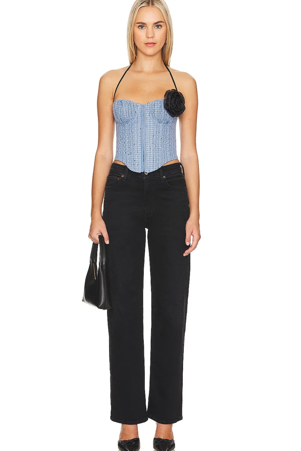 Online Domino Bustier Top Tops