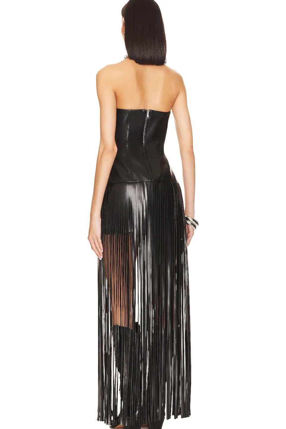 Outlet Dutton Faux Leather Dress Dresses