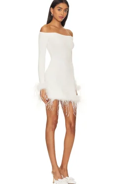 Outlet Ellerie Feather Knit Mini Dress Dresses