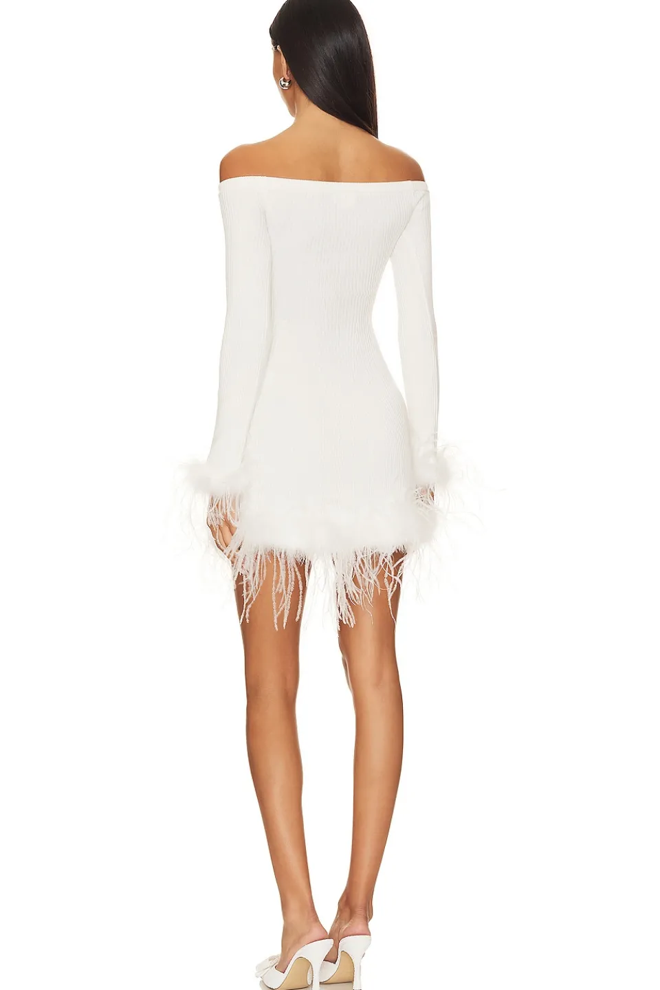 Outlet Ellerie Feather Knit Mini Dress Dresses