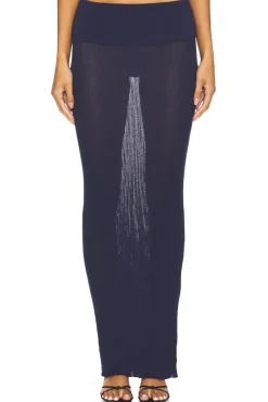 Outlet Ellison Sheer Maxi Skirt Skirts