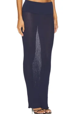 Outlet Ellison Sheer Maxi Skirt Skirts