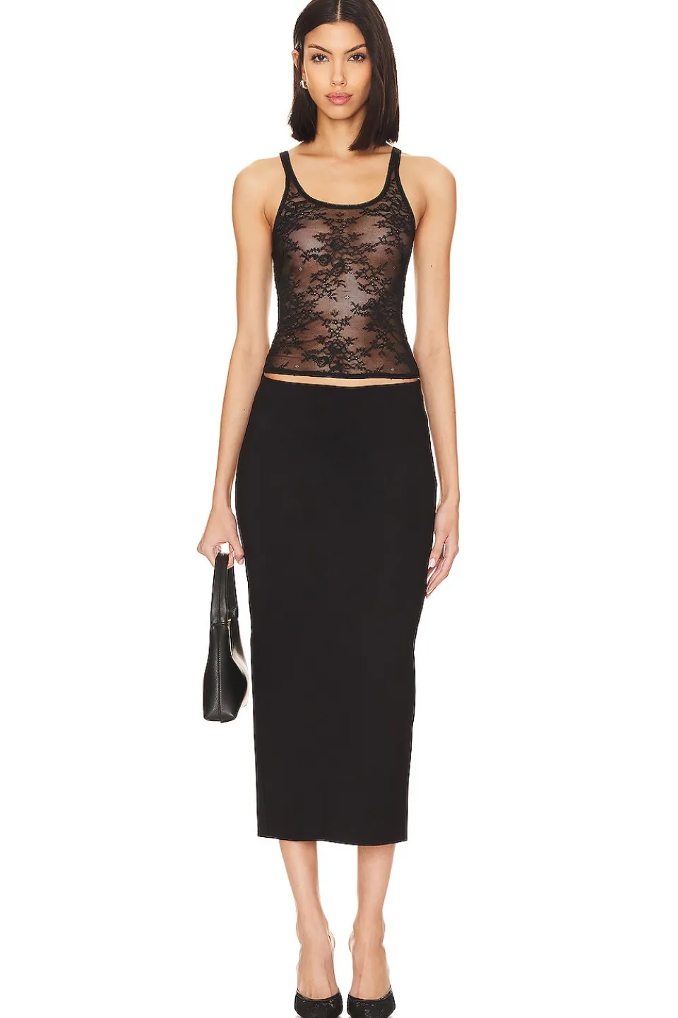 Outlet Fabienne Midi Skirt Skirts