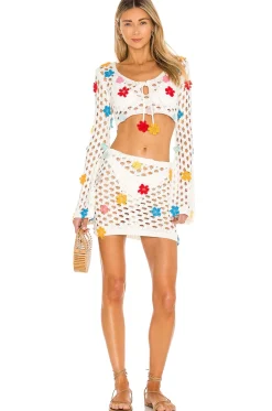 New Flower Power Skirt Swimsuits & Cover-ups