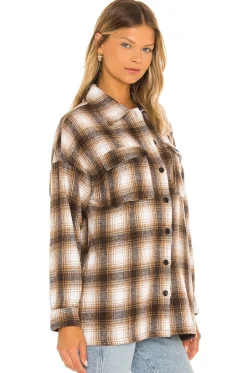Hot Harlow Flannel Shacket Tops
