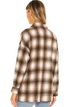 Outlet Harlow Flannel Shacket Jackets & Coats