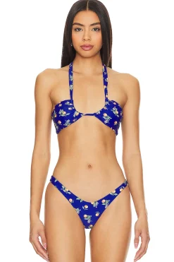 Online Hina Ruched Triangle Top Swimsuits & Cover-ups