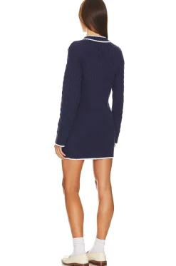Fashion Julienne Cable Knit Dress Dresses
