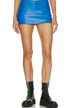 New Kya Faux Leather Skirt Leather