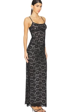 Outlet Leila Sheer Gown Dresses