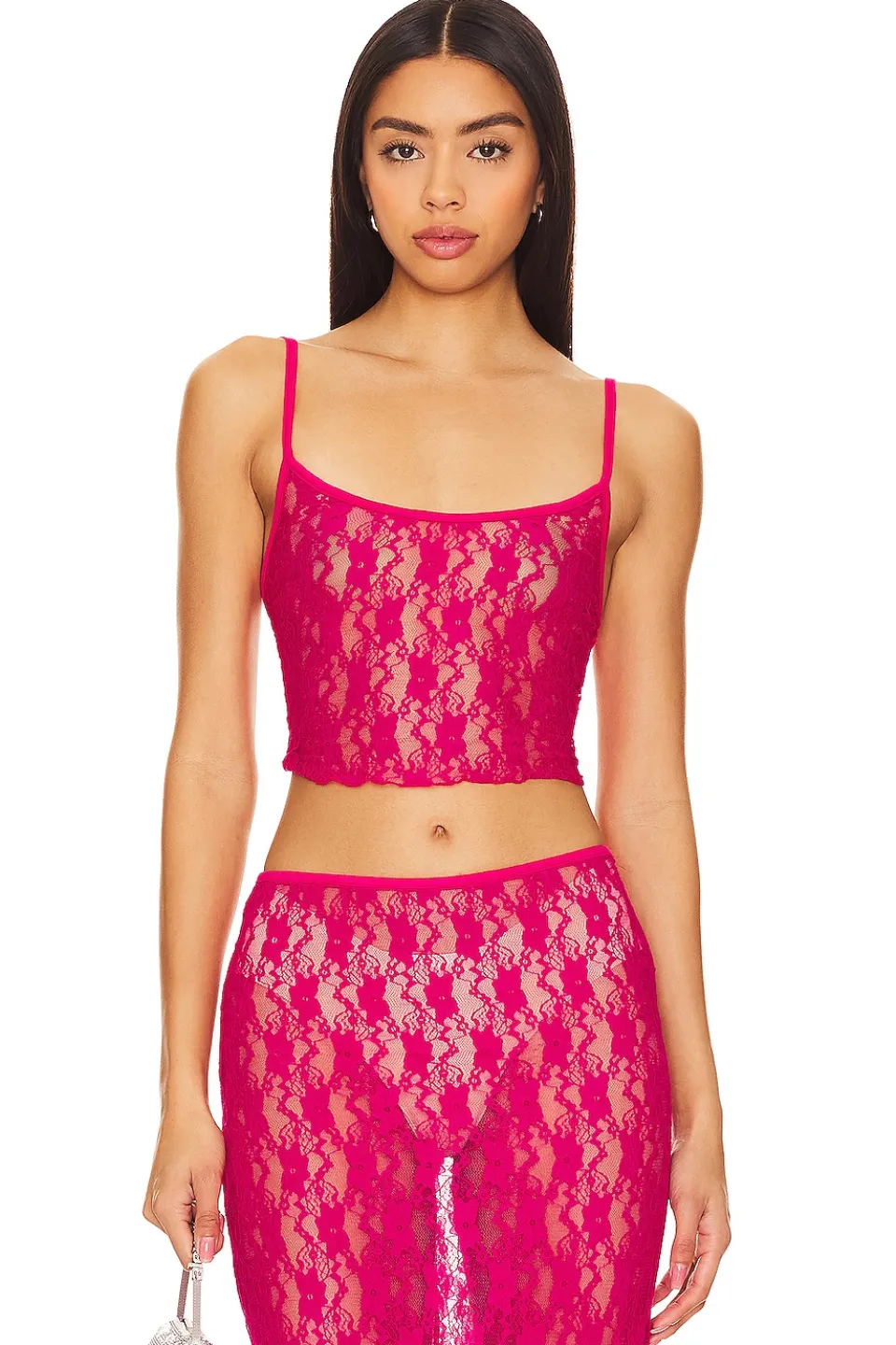 Outlet Lia Sheer Tank Top Tops