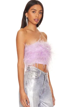 Sale Marianne Feather Crop Top Tops