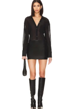 Best Ludovica Mini Skirt Leather