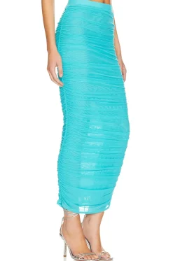 Hot Marine Maxi Skirt Skirts
