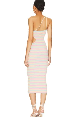 Sale Nadira Cut Out Midi Knit Dress Dresses