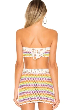 New Over The Rainbow Crop Swimwear