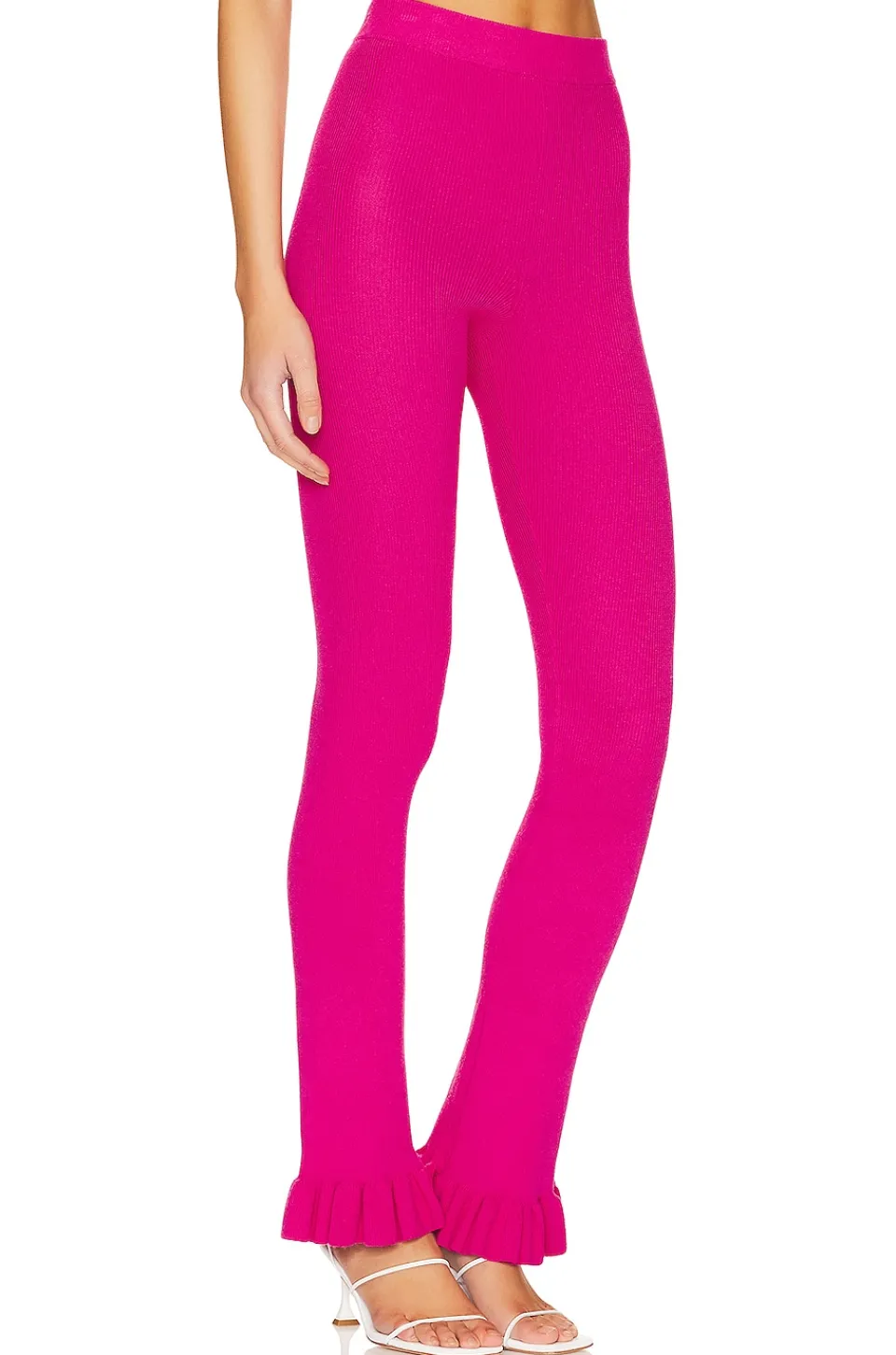 Hot Razi Ruffle Knit Pant Pants