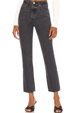 Outlet Reece High Rise Slim Straight Denim
