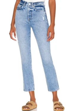 Fashion Reece High Rise Slim Straight Denim