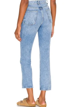 Fashion Reece High Rise Slim Straight Denim