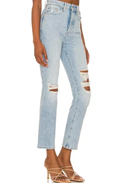Hot Reece High Rise Slim Straight Denim