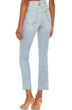 Hot Reece High Rise Slim Straight Denim