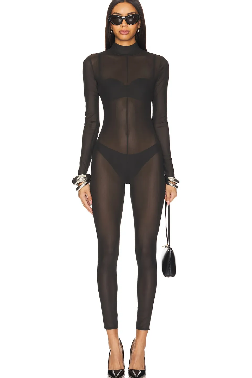 Sale Rumi Mesh Jumpsuit Jumpsuits