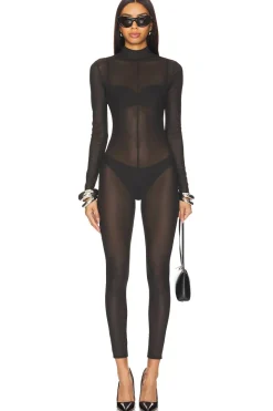 Hot Rumi Mesh Jumpsuit Jumpsuits
