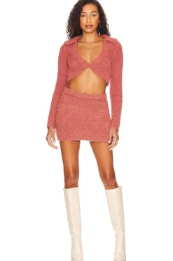 Outlet Safya Fuzzy Mini Skirt Skirts