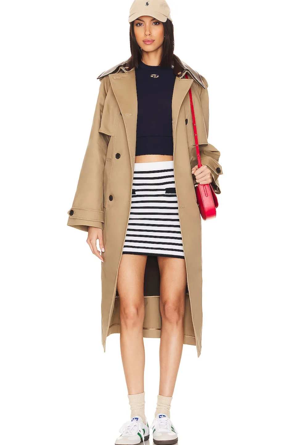 Fashion Selene Striped Skirt Skirts