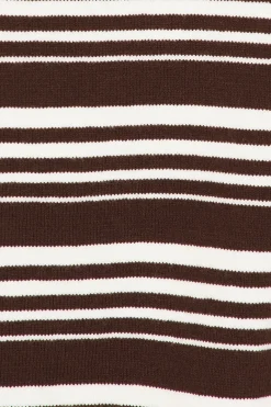 Fashion Sheeva Stripe Polo Tops