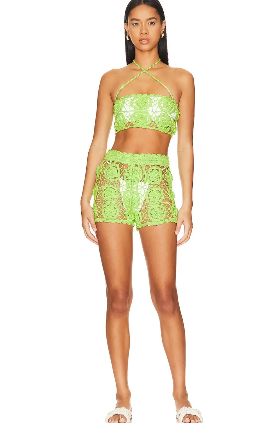 Sale Tia Crochet Short Swimsuits & Cover-ups